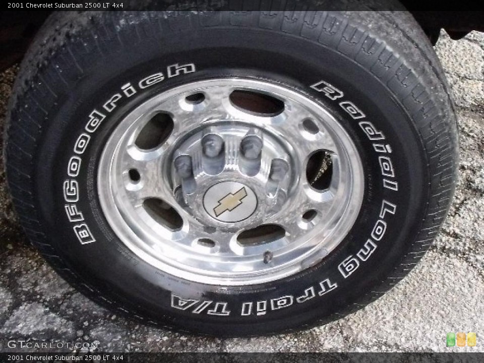 2001 Chevrolet Suburban 2500 LT 4x4 Wheel and Tire Photo #42543253