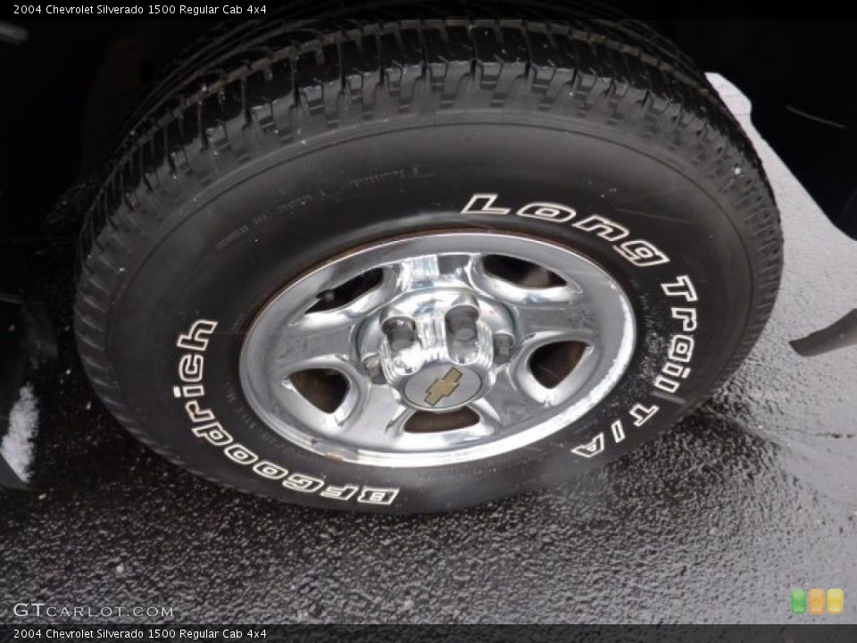 2004 Chevrolet Silverado 1500 Regular Cab 4x4 Wheel and Tire Photo #42552133