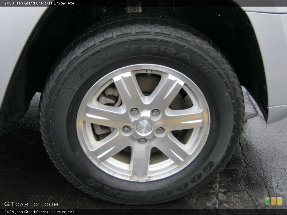 2008 Jeep Grand Cherokee Limited 4x4 Wheel and Tire Photo #42561813