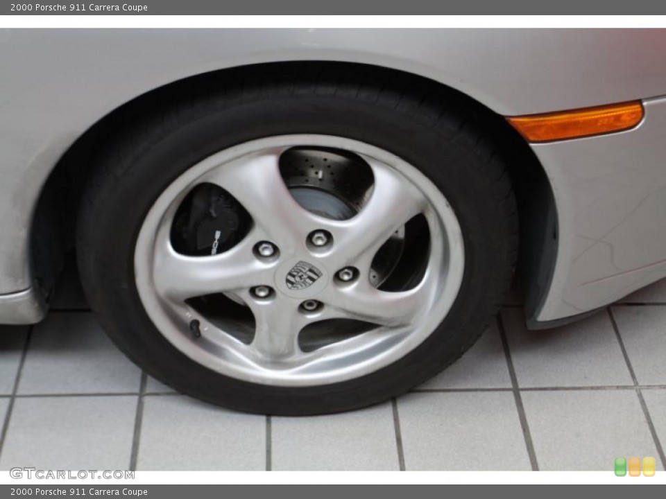 2000 Porsche 911 Carrera Coupe Wheel and Tire Photo #42567889