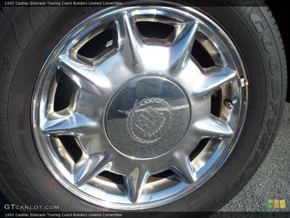 1993 Cadillac Eldorado Touring Coach Builders Limited Convertible Wheel and Tire Photo #42570043