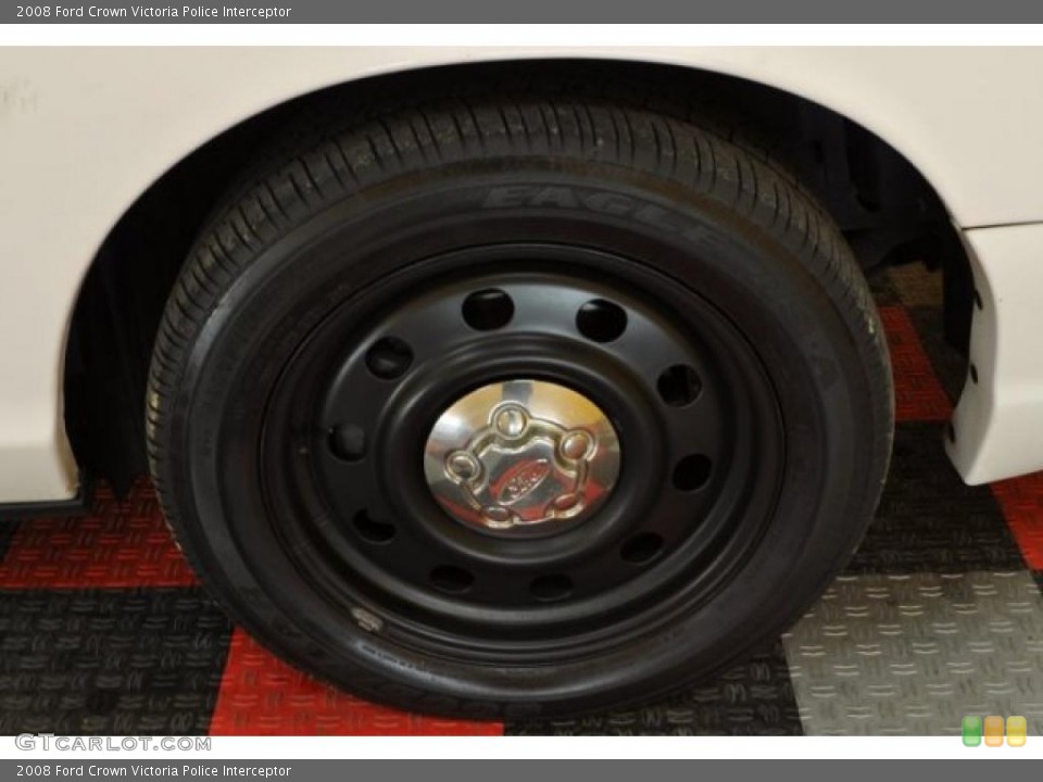 2008 Ford Crown Victoria Police Interceptor Wheel and Tire Photo #42572678