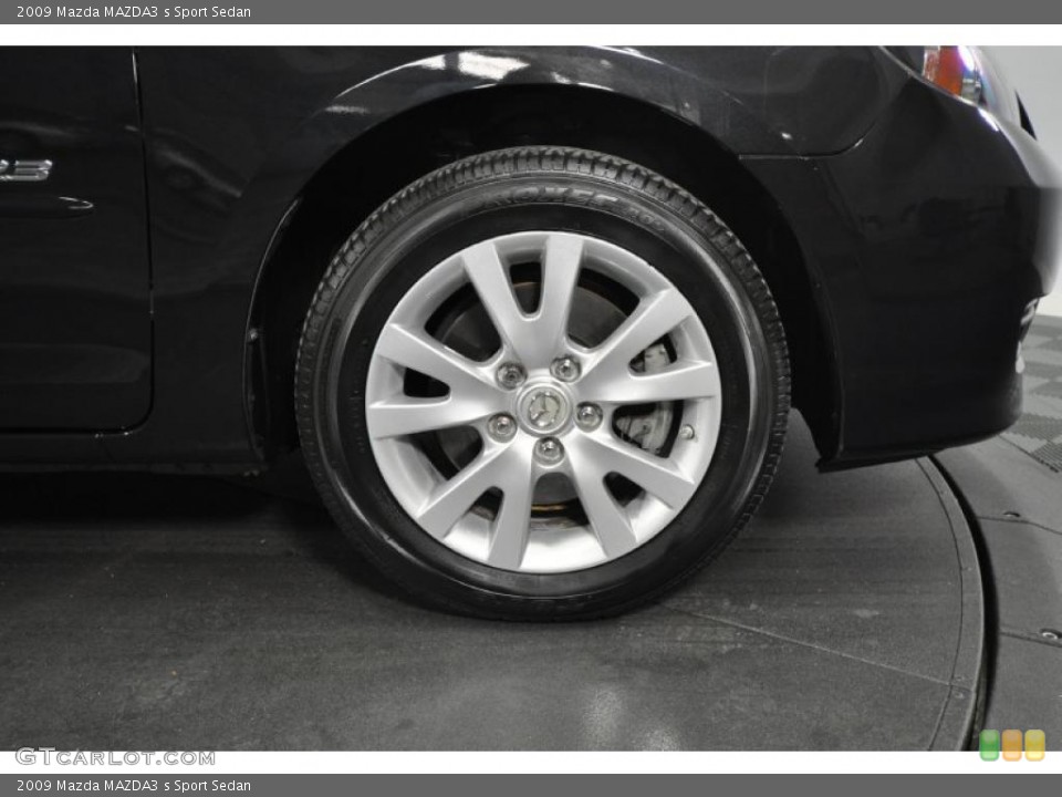 2009 Mazda MAZDA3 s Sport Sedan Wheel and Tire Photo #42579602