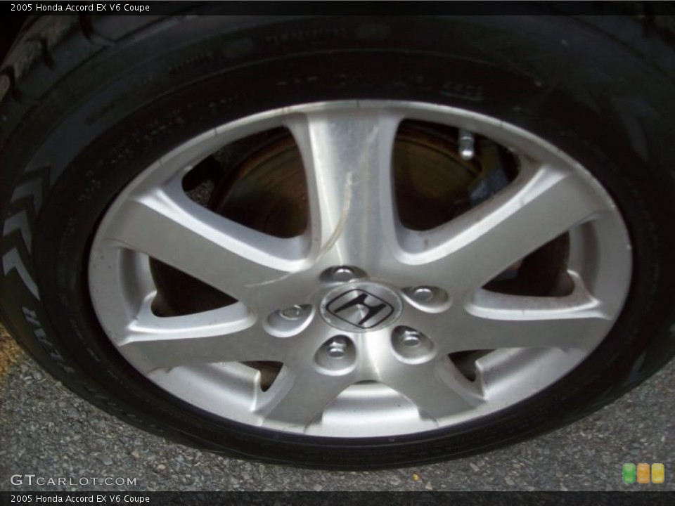 2005 Honda Accord EX V6 Coupe Wheel and Tire Photo #42583376