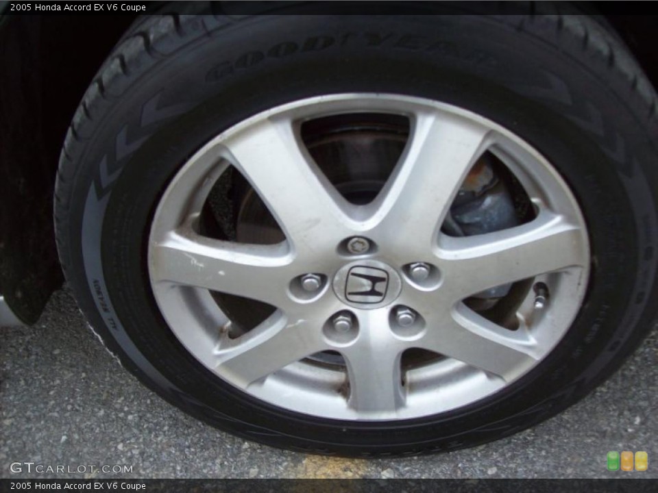 2005 Honda Accord EX V6 Coupe Wheel and Tire Photo #42583406