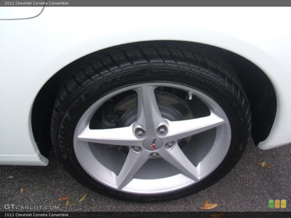 2011 Chevrolet Corvette Convertible Wheel and Tire Photo #42584618