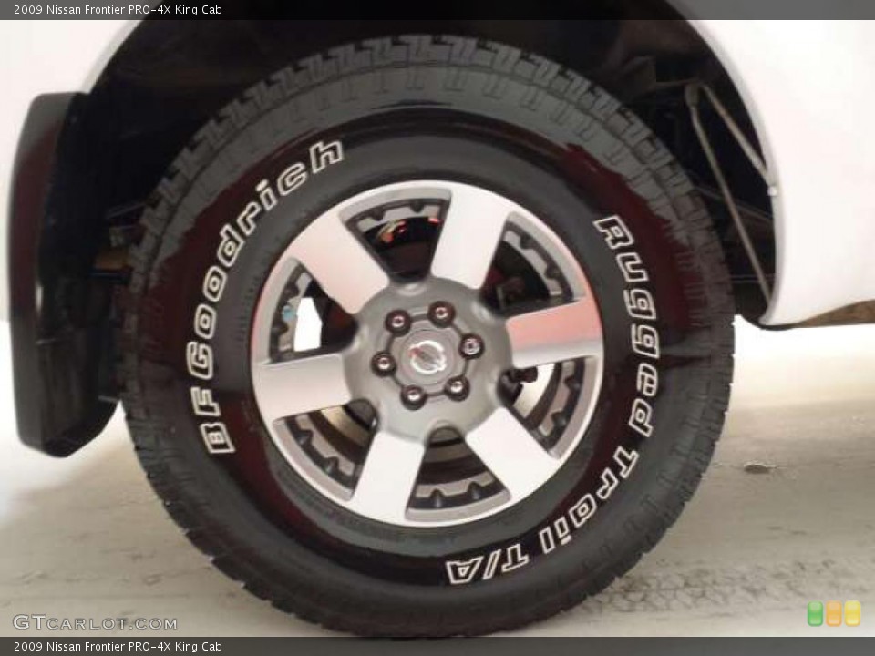 2009 Nissan Frontier PRO-4X King Cab Wheel and Tire Photo #42597508