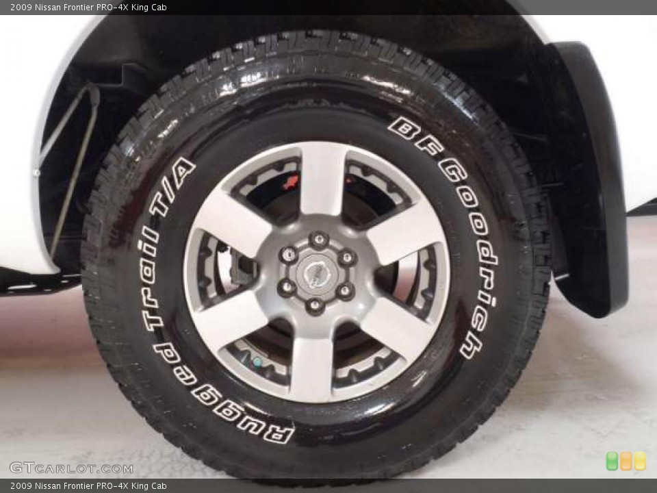 2009 Nissan Frontier PRO-4X King Cab Wheel and Tire Photo #42597524