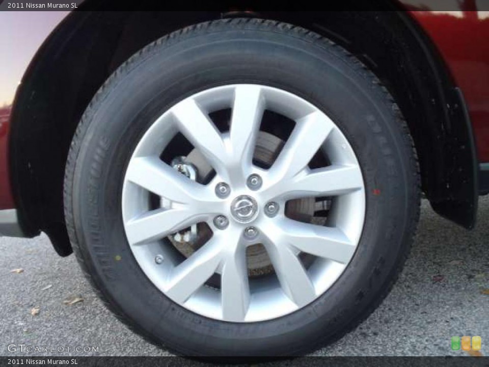 2011 Nissan Murano SL Wheel and Tire Photo #42598244