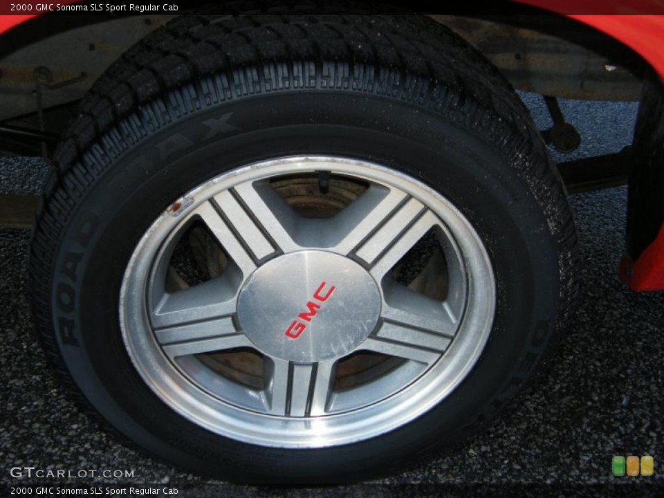 2000 GMC Sonoma SLS Sport Regular Cab Wheel and Tire Photo #42605748