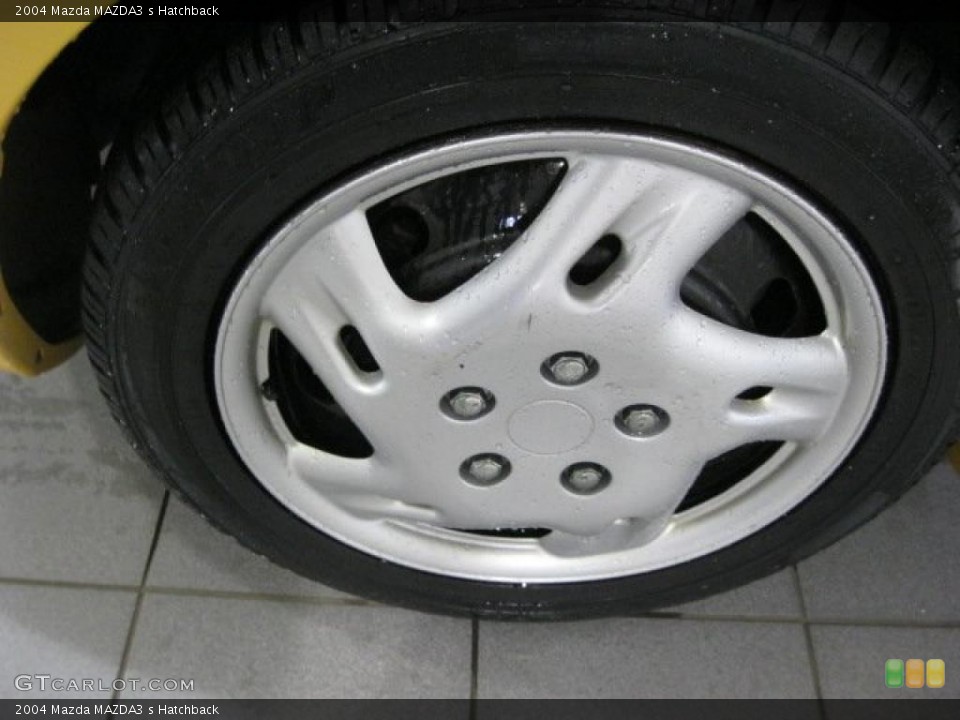 2004 Mazda MAZDA3 s Hatchback Wheel and Tire Photo #42612552