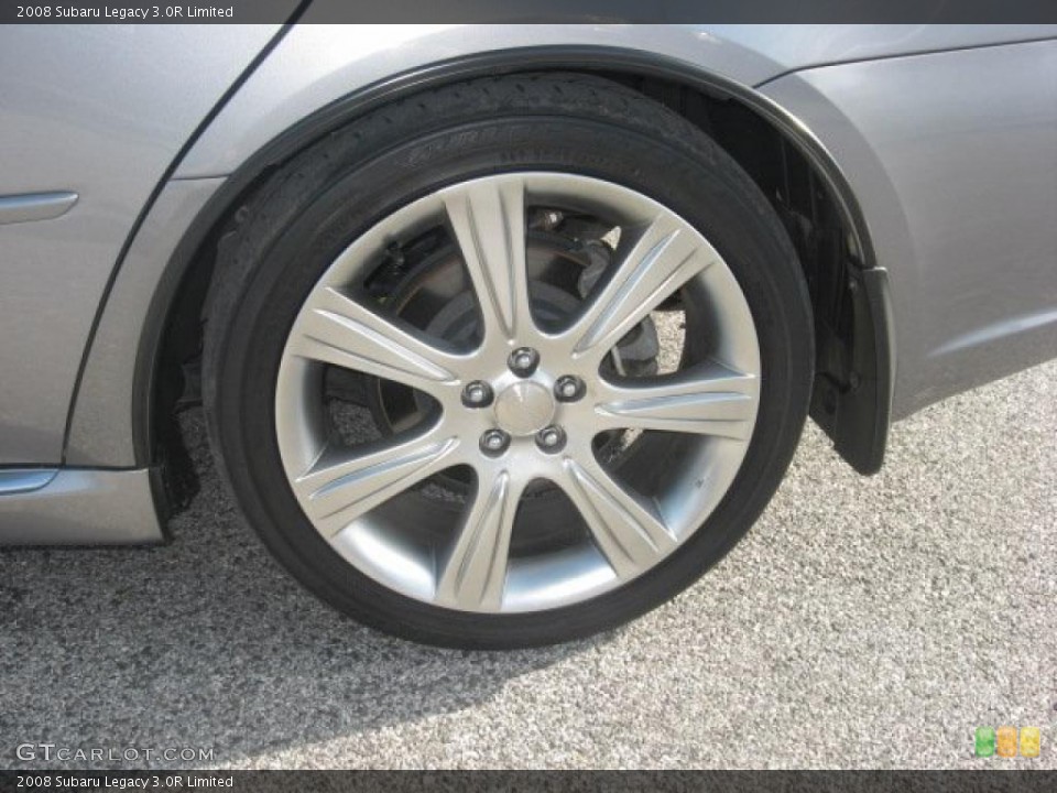 2008 Subaru Legacy 3.0R Limited Wheel and Tire Photo #42616292