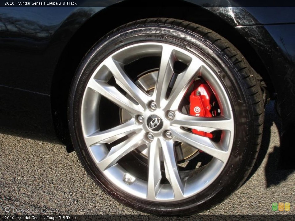 2010 Hyundai Genesis Coupe 3.8 Track Wheel and Tire Photo #42618865