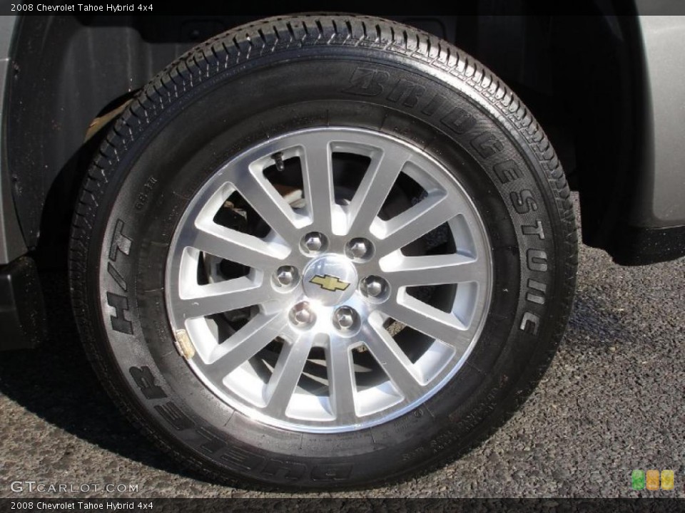 2008 Chevrolet Tahoe Hybrid 4x4 Wheel and Tire Photo #42619780