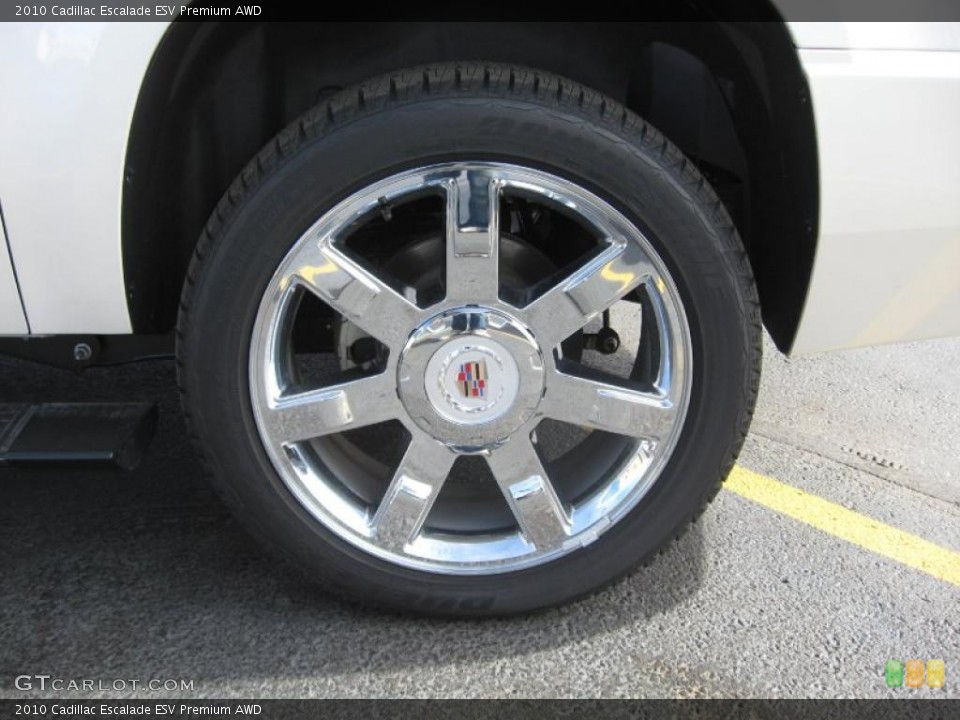 2010 Cadillac Escalade ESV Premium AWD Wheel and Tire Photo #42626320