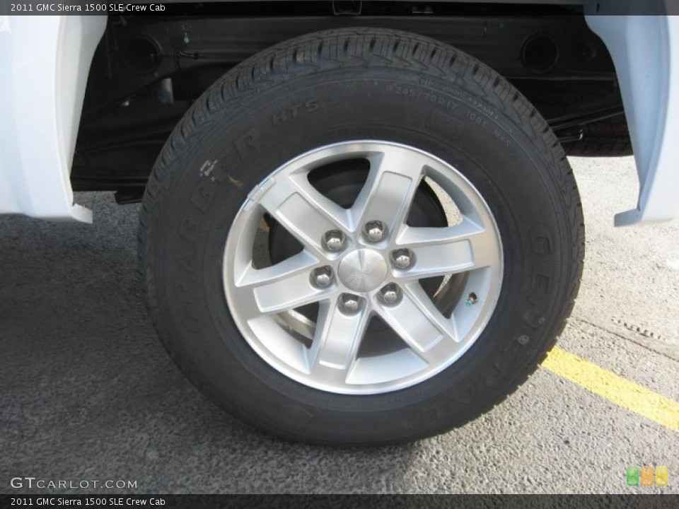 2011 GMC Sierra 1500 SLE Crew Cab Wheel and Tire Photo #42628084