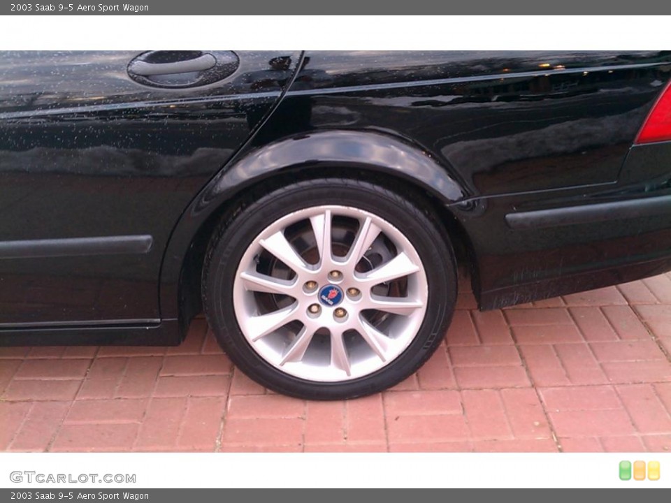 2003 Saab 9-5 Aero Sport Wagon Wheel and Tire Photo #42632188
