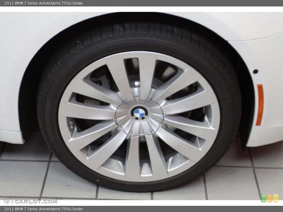 2011 BMW 7 Series ActiveHybrid 750Li Sedan Wheel and Tire Photo #42634092