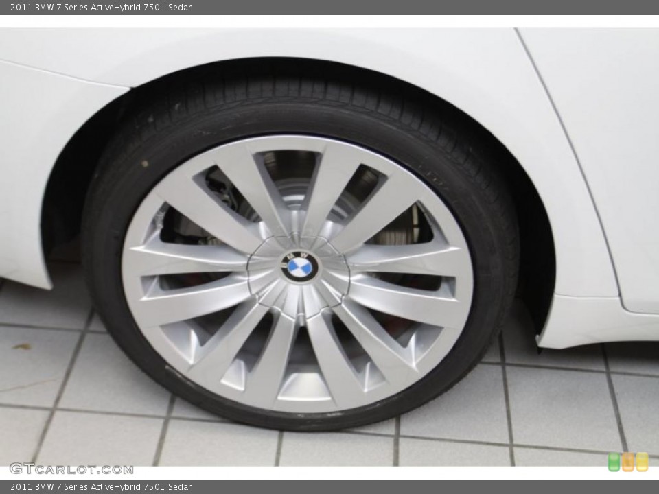 2011 BMW 7 Series ActiveHybrid 750Li Sedan Wheel and Tire Photo #42634105