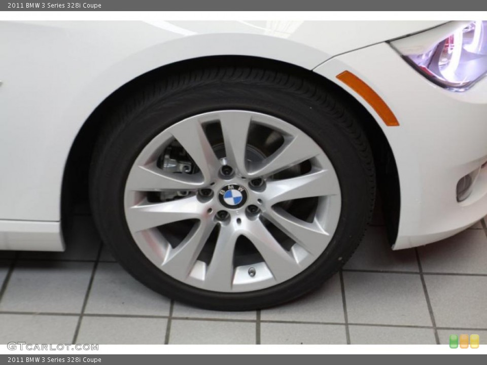 2011 BMW 3 Series 328i Coupe Wheel and Tire Photo #42634860