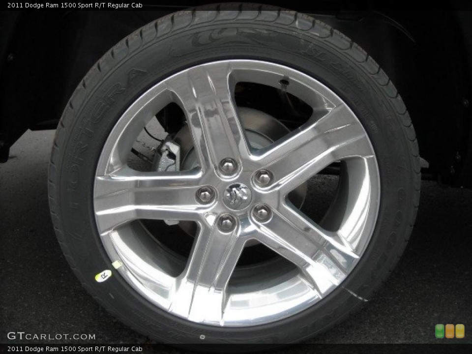 2011 Dodge Ram 1500 Sport R/T Regular Cab Wheel and Tire Photo #42635136