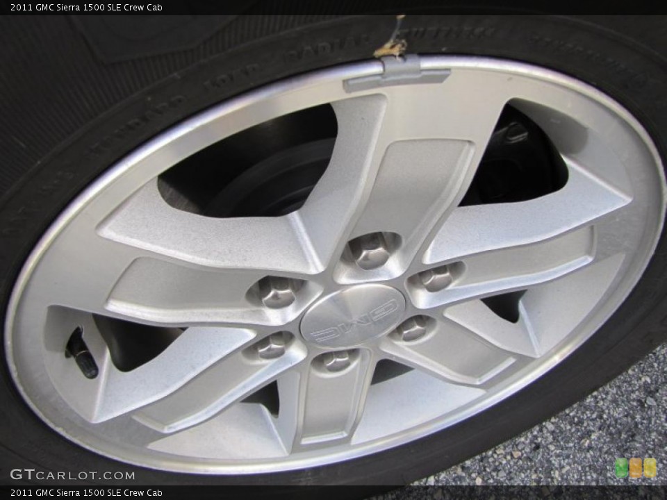 2011 GMC Sierra 1500 SLE Crew Cab Wheel and Tire Photo #42642672