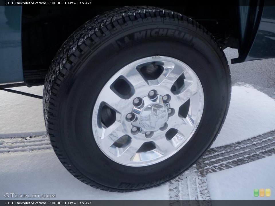 2011 Chevrolet Silverado 2500HD LT Crew Cab 4x4 Wheel and Tire Photo #42644676