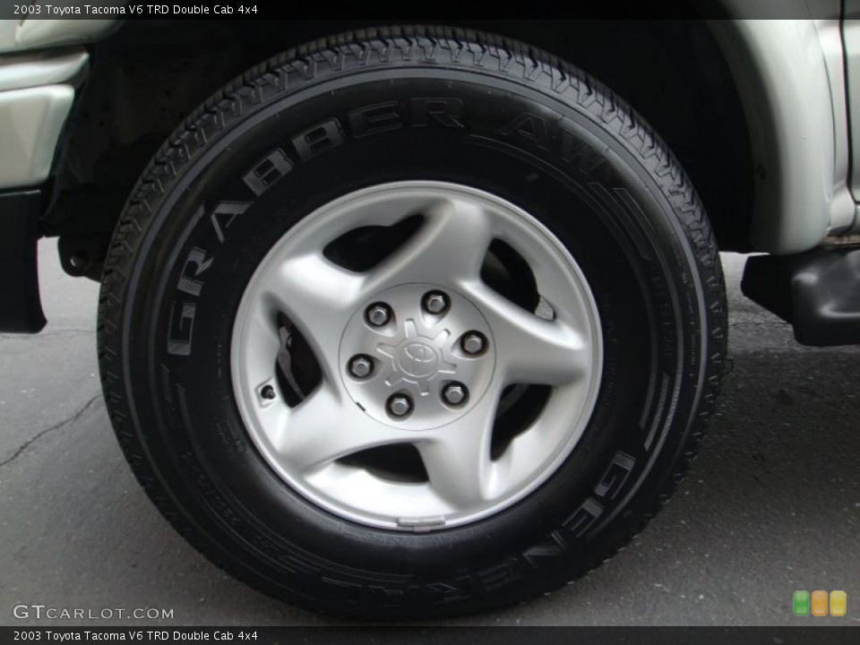 2003 Toyota Tacoma V6 TRD Double Cab 4x4 Wheel and Tire Photo #42646432