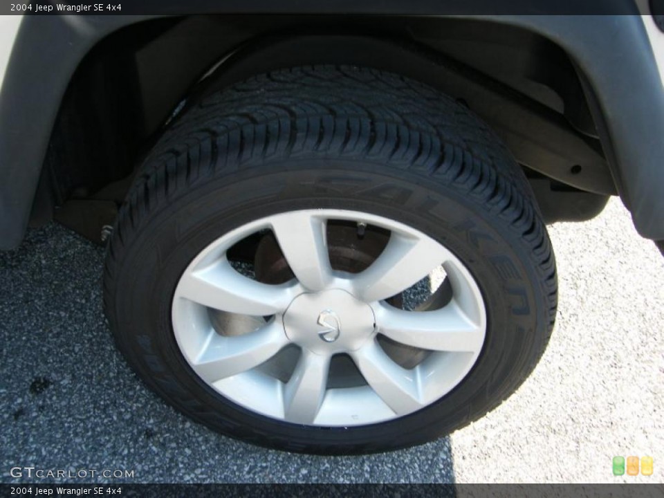 2004 Jeep Wrangler Custom Wheel and Tire Photo #42648768