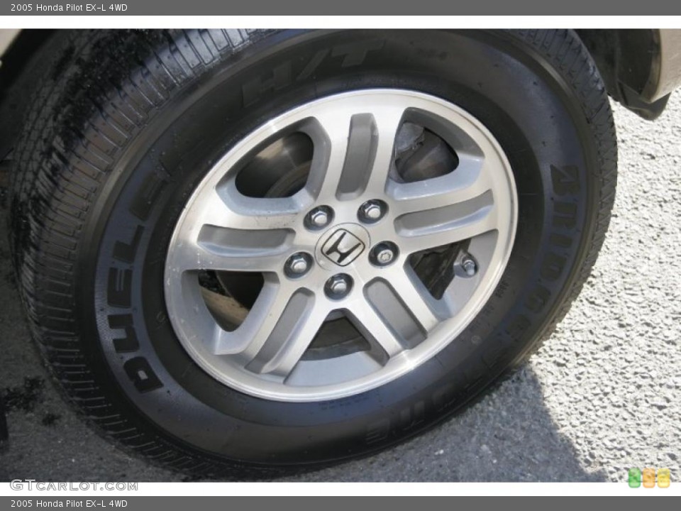 2005 Honda Pilot EX-L 4WD Wheel and Tire Photo #42659680