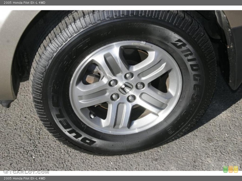 2005 Honda Pilot EX-L 4WD Wheel and Tire Photo #42659728