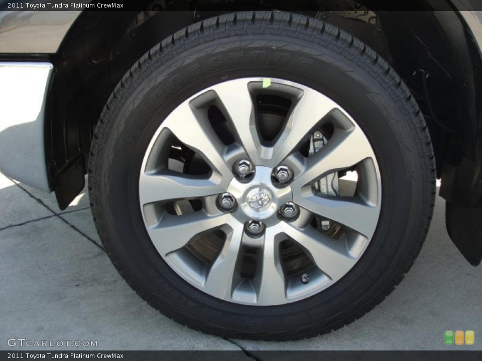 2011 Toyota Tundra Platinum CrewMax Wheel and Tire Photo #42659868