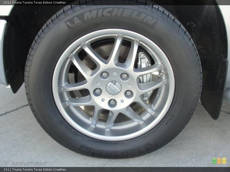 2011 Toyota Tundra Texas Edition CrewMax Wheel and Tire Photo #42660920