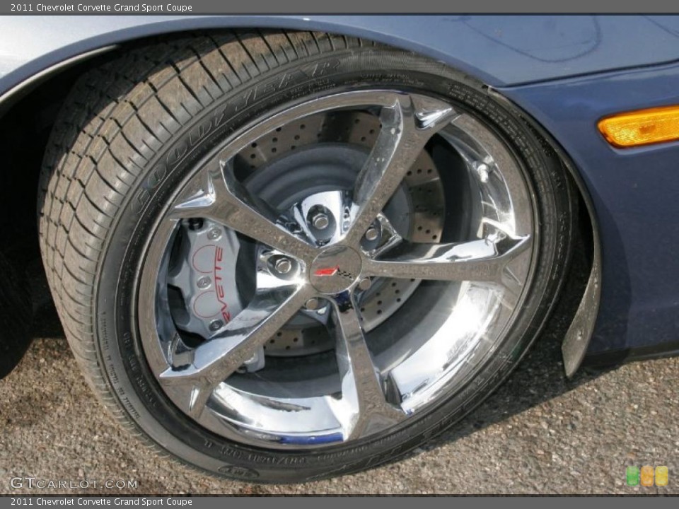 2011 Chevrolet Corvette Grand Sport Coupe Wheel and Tire Photo #42676586