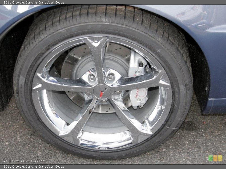 2011 Chevrolet Corvette Grand Sport Coupe Wheel and Tire Photo #42676594