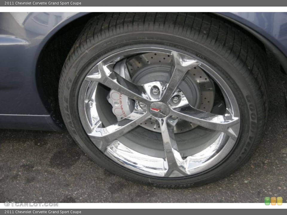 2011 Chevrolet Corvette Grand Sport Coupe Wheel and Tire Photo #42676602