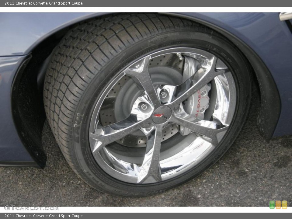 2011 Chevrolet Corvette Grand Sport Coupe Wheel and Tire Photo #42676610