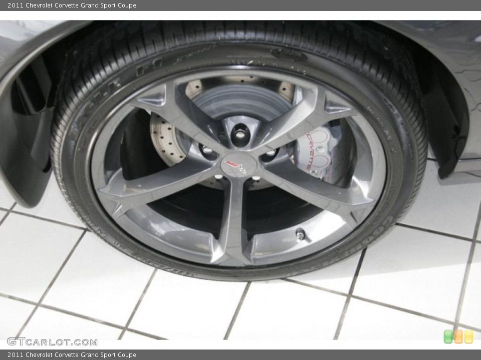 2011 Chevrolet Corvette Grand Sport Coupe Wheel and Tire Photo #42676762