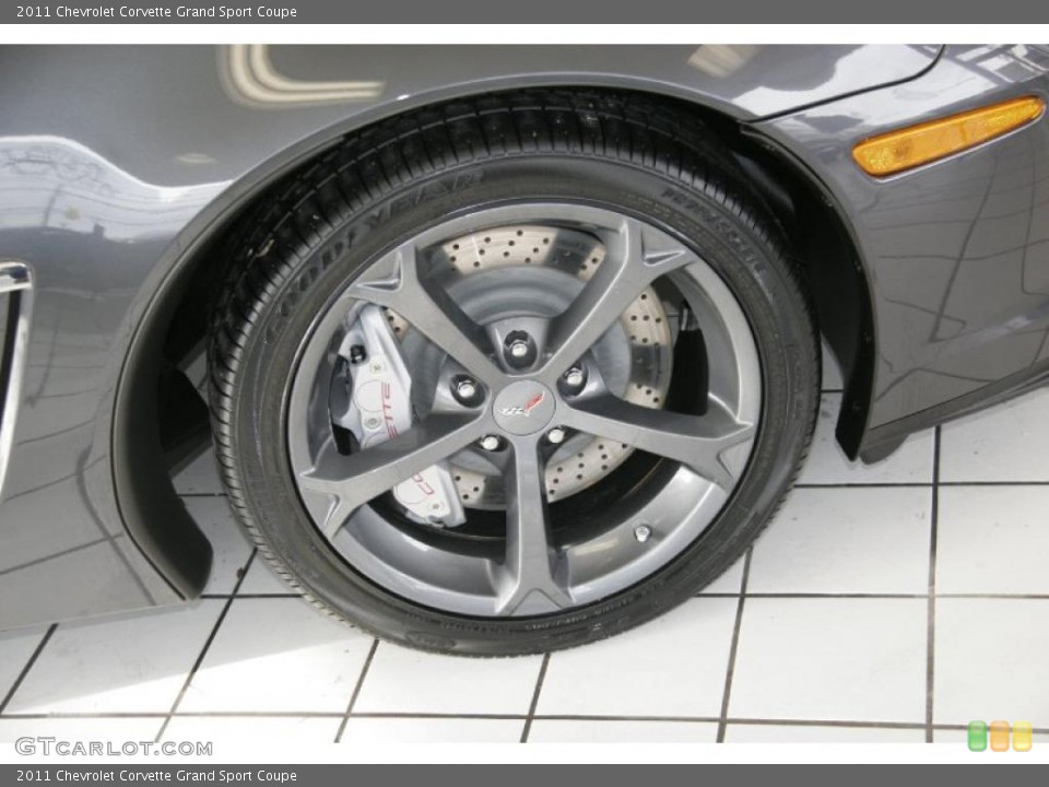 2011 Chevrolet Corvette Grand Sport Coupe Wheel and Tire Photo #42676770