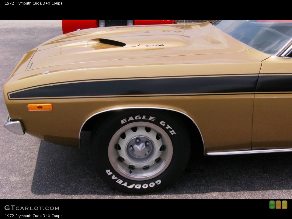 1972 Plymouth Cuda 340 Coupe Wheel and Tire Photo #426804