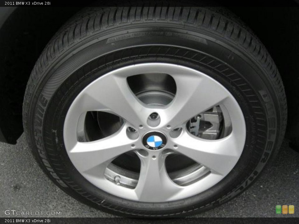 2011 BMW X3 xDrive 28i Wheel and Tire Photo #42701659