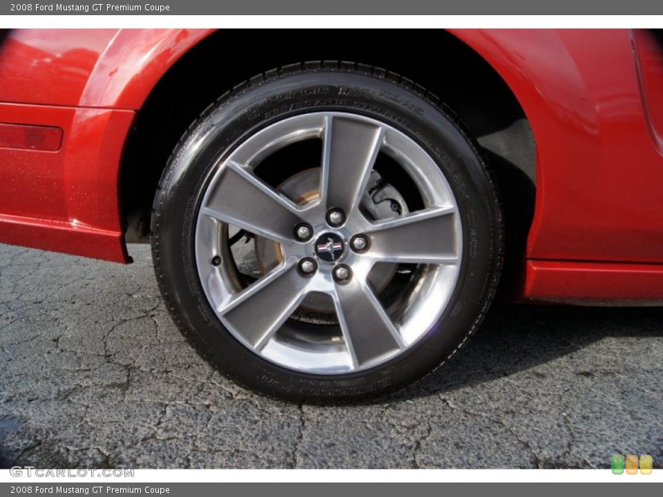 2008 Ford Mustang GT Premium Coupe Wheel and Tire Photo #42707964