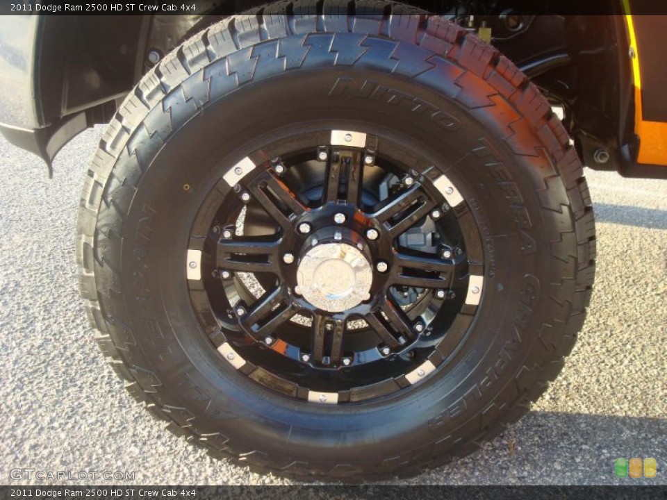 2011 Dodge Ram 2500 HD Custom Wheel and Tire Photo #42714200