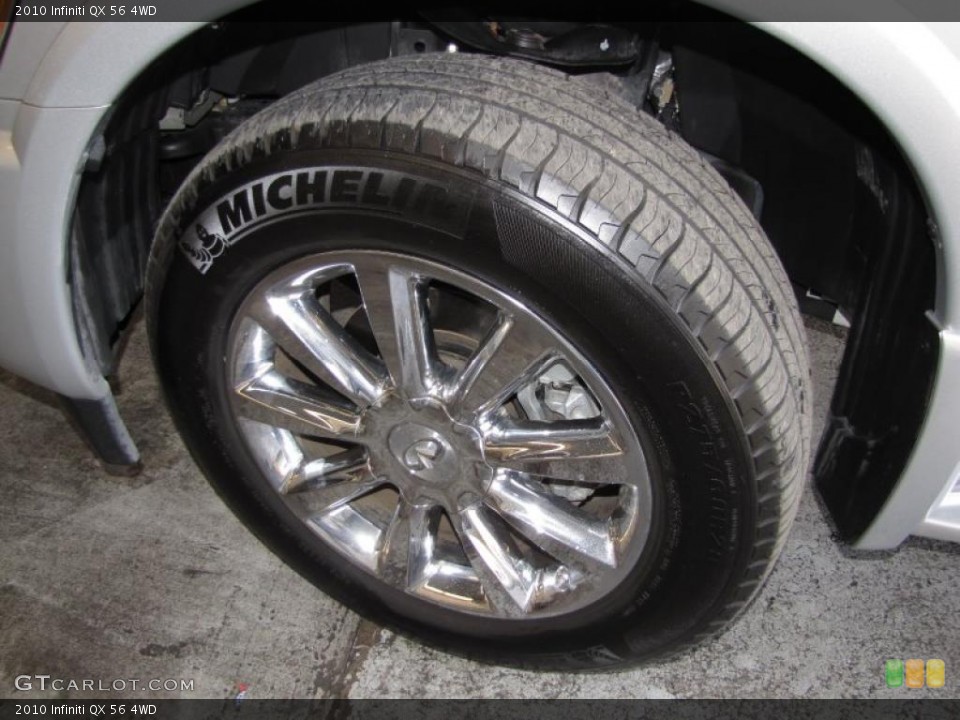 2010 Infiniti QX 56 4WD Wheel and Tire Photo #42715530
