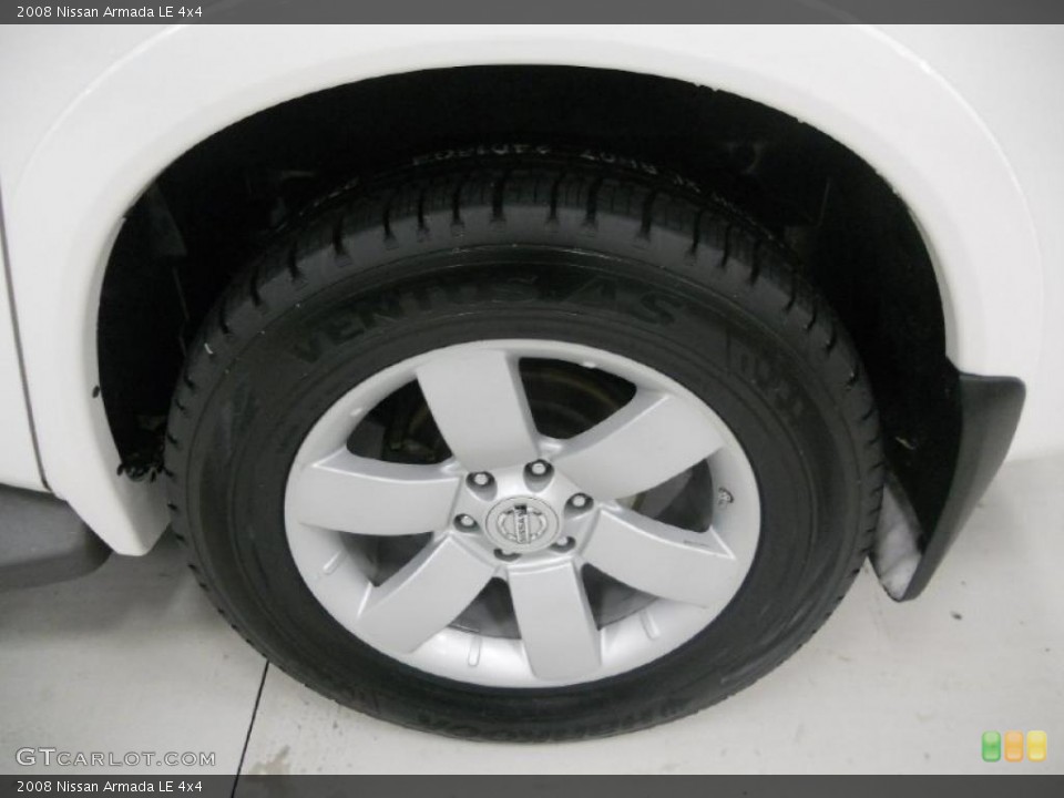 2008 Nissan Armada LE 4x4 Wheel and Tire Photo #42719481