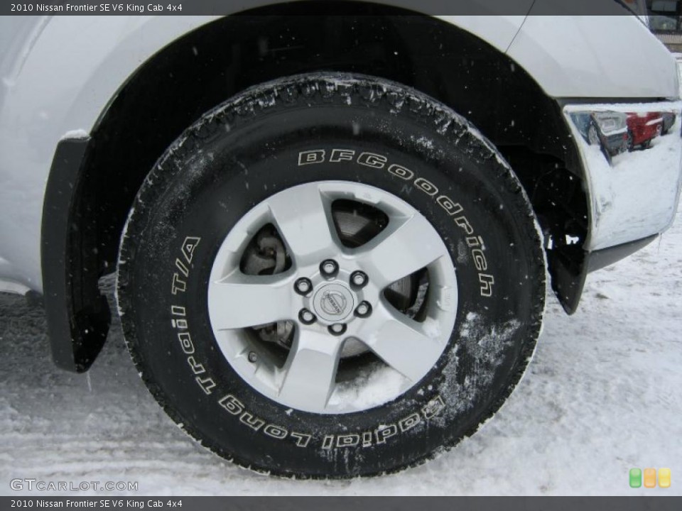 2010 Nissan Frontier SE V6 King Cab 4x4 Wheel and Tire Photo #42722609