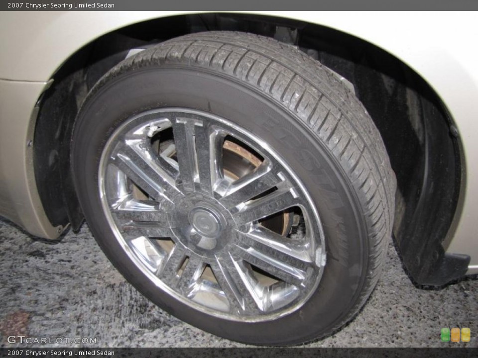 2007 Chrysler Sebring Limited Sedan Wheel and Tire Photo #42742640
