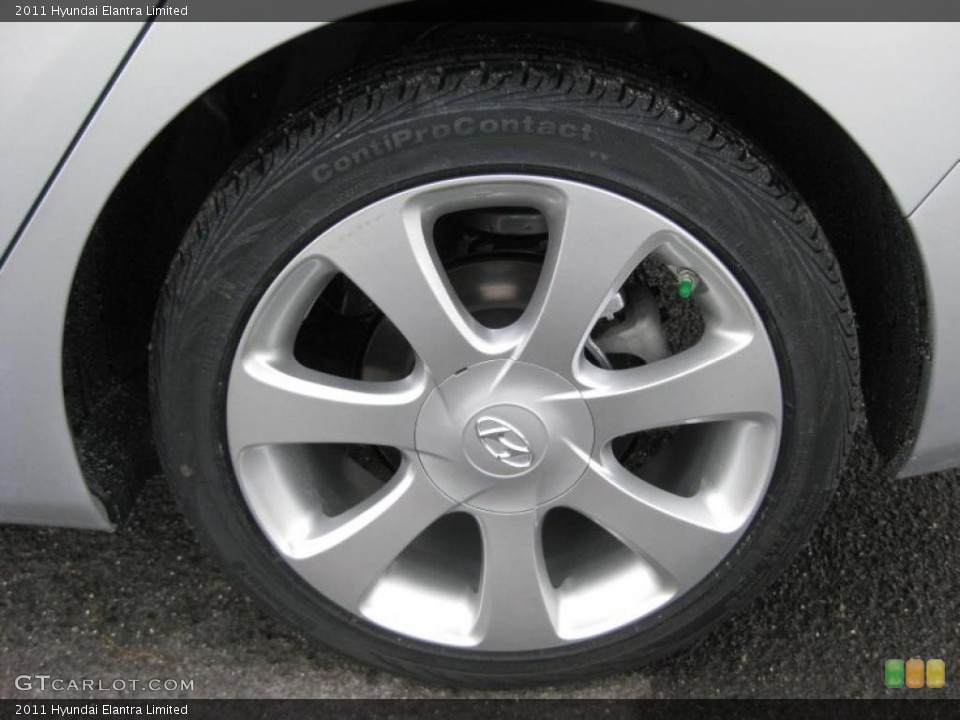 2011 Hyundai Elantra Limited Wheel and Tire Photo #42743780