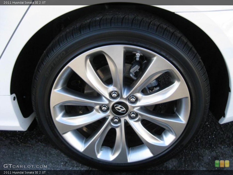 2011 Hyundai Sonata SE 2.0T Wheel and Tire Photo #42748556