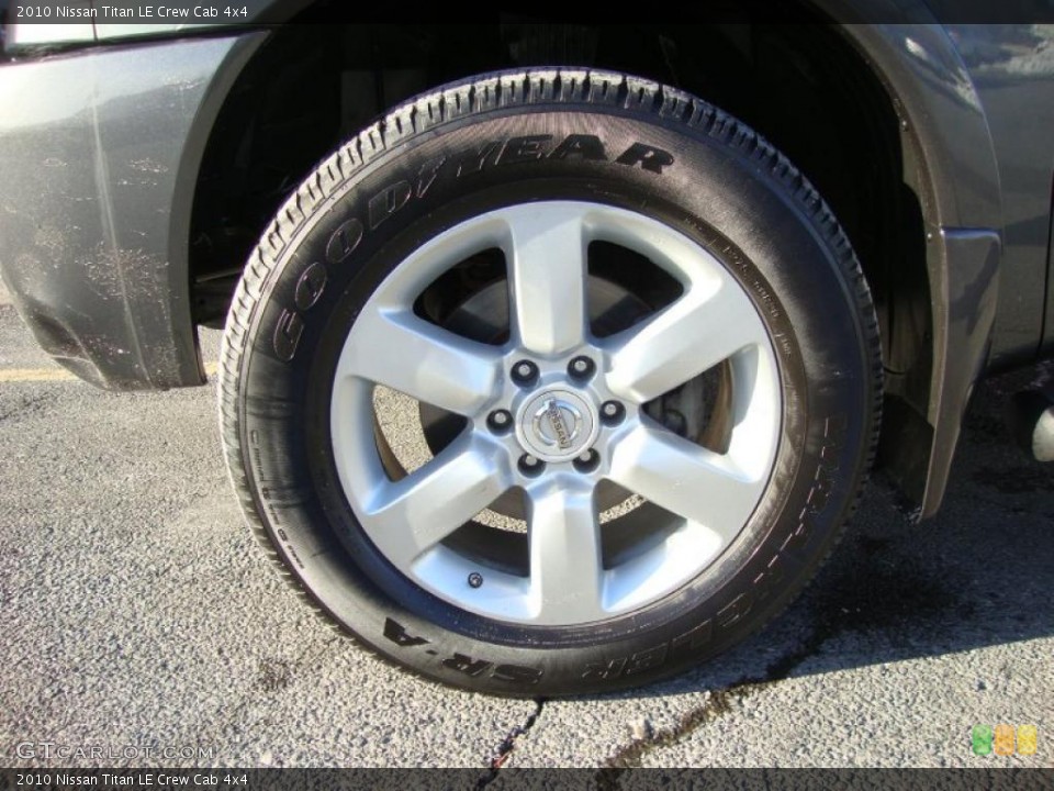 2010 Nissan Titan LE Crew Cab 4x4 Wheel and Tire Photo #42754487